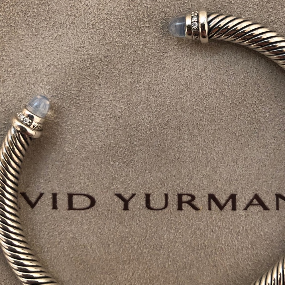 David Yurman Moonstone Cable Bracelet